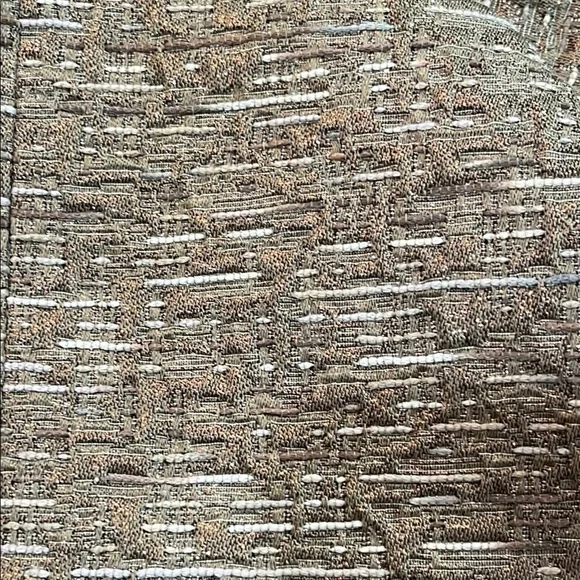 Michael Kors Shimmer Glam Metallic Brown Pencil Mini Skirt - size 8 - Picture 9 of 11